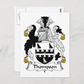 トンプソン家紋 ポストカード (正面/裏面)