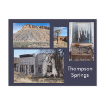 トンプソン春モダン幽霊タウン，ユタ