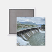 トンプソン秋ダム マグネット (正面/裏面)