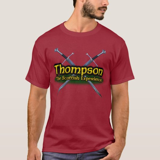 トンプソン スコットランド体験 クラン Tシャツ (正面)