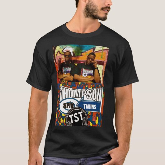 トンプソン スピン ツイン ツアー ベーシック ダーク Tシャツ (正面)