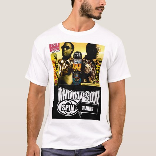 トンプソンS[双子をピンで留める。T-シャツ Tシャツ (正面)