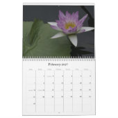 トンボおよびスイレン カレンダー (2月 2027)