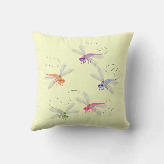 トンボお洒落イ風刺画 クッション (裏面)