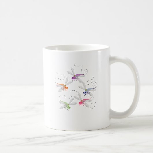 トンボお洒落イ風刺画 コーヒーマグカップ (右)
