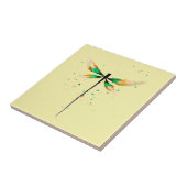 トンボかわいい水色イラストレーション タイル (側面)