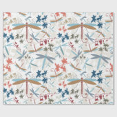 トンボかわいらしイ模様 ラッピングペーパー (フラット)