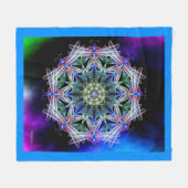 トンボが目覚める フリースブランケット (正面(横))