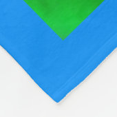 トンボが目覚める フリースブランケット (角)