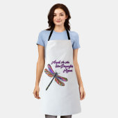 トンボが近づくと天使が現れる –  エプロン (着用した状態)