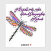 トンボが近づくと天使が現れる –  シール (シート)