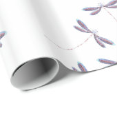 トンボが飛ぶ包装紙 ラッピングペーパー (ロールコーナー)