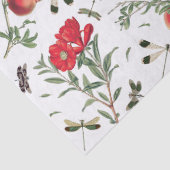 トンボとザクロのパターンの分離 薄葉紙 (詳細)