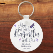 トンボとスター引用文メモリアル キーホルダー (正面)