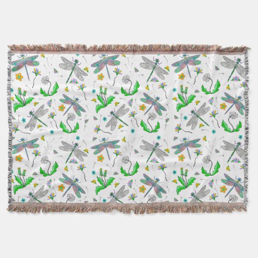 トンボとタンポポ スローブランケット (正面)