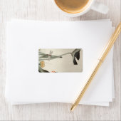 トンボとハス、1920年、大原小村 ラベル (インサイチュ)