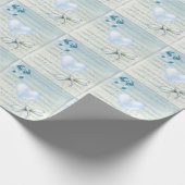 トンボとハート気球 ラッピングペーパー (角)