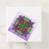 トンボとフラワーマンダラカラフル フェイバータグ (インサイチュ)