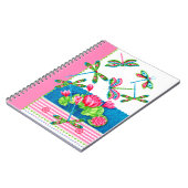 トンボとユリのカスタム手帳 ノートブック (左側)