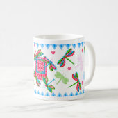 トンボとユリのマグカップ2 コーヒーマグカップ (正面右)