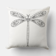 トンボとユリ – ファブリック絵を描ズ