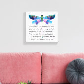 トンボと天使 キャンバスプリント (インサイチュ (リビング))