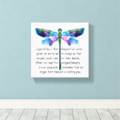 トンボと天使 キャンバスプリント (インサイチュ (ウッドフロア))