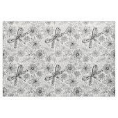 トンボと花が鳴く ファブリック (ファットクウォーター)