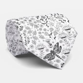 トンボと花 ネクタイ (ロール)