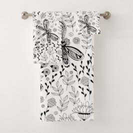 トンボと花 バスタオルセット