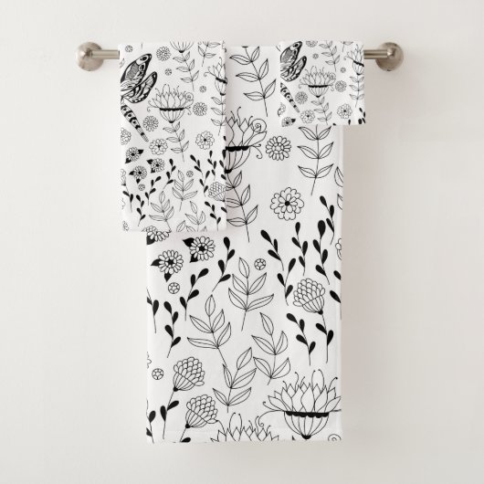 トンボと花 バスタオルセット (インサイチュ)