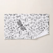 トンボと花 バスタオルセット (ハンドタオル)