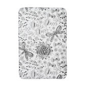 トンボと花 バスマット (正面縦)