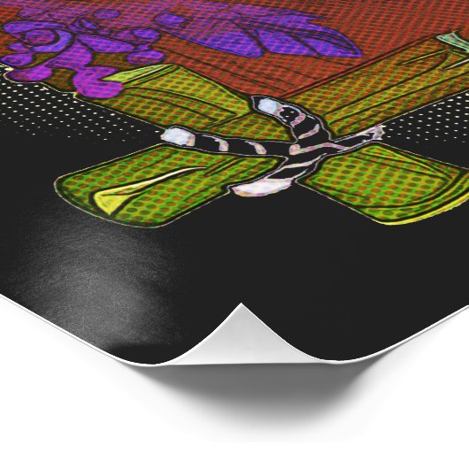 トンボと花 ポスター (コーナー)