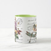 トンボと花 マグカップ (中央)