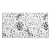 トンボと花 枕カバー (裏面-左)