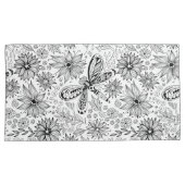 トンボと花 枕カバー (正面右)