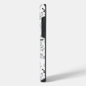 トンボと花 iPhoneケース (左側面)