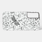 トンボと花 SAMSUNG GALAXYケース (裏面横)