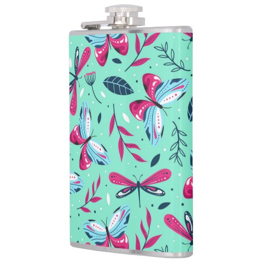 トンボと蝶 フラスク (左)