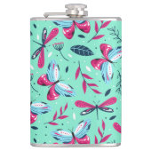 トンボと蝶 フラスク (正面)