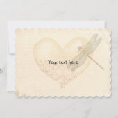 トンボと誕生日バルーン招待状 招待状 (裏面)