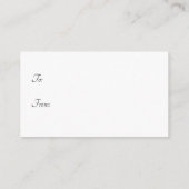 トンボと野の花 エンクロージャーカード (裏面)