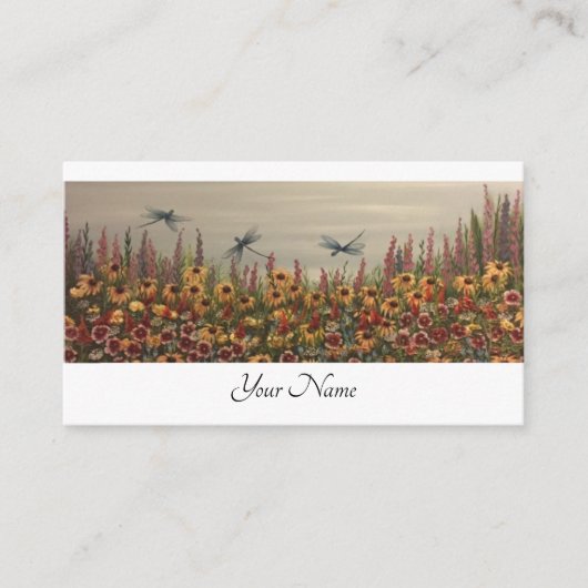 トンボと野の花 エンクロージャーカード (正面)