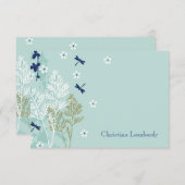 トンボと野原のカスタマイズステーショナリー 招待状 (正面/裏面)