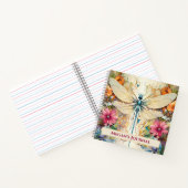 トンボと野生の花 ノートブック (内部)