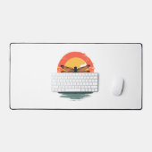 トンボになれなければ常に自分でいなさい デスクマット (キーボード&マウス)