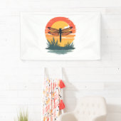 トンボになれなければ常に自分でいなさい 横断幕 (インサイチュ)