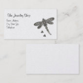 トンボによって飾られる名刺 名刺 (正面/裏面)