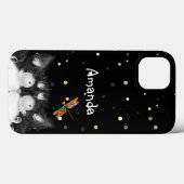 トンボに驚くタキシード猫 Case-Mate iPhoneケース (裏面 (横))